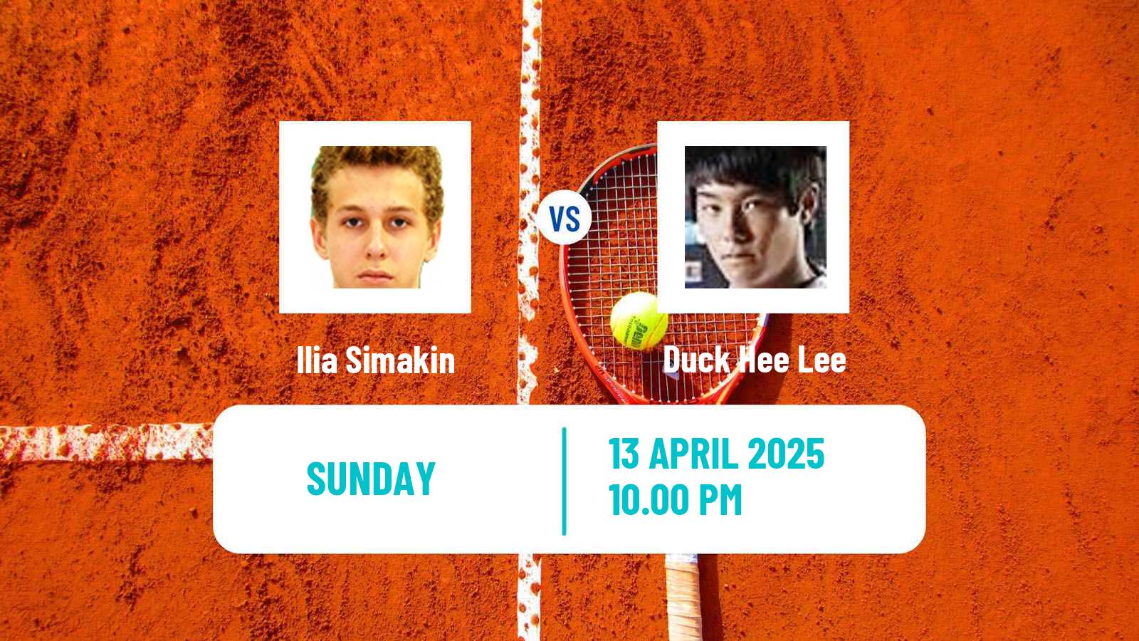 Tennis Busan Challenger Men Ilia Simakin - Duck Hee Lee