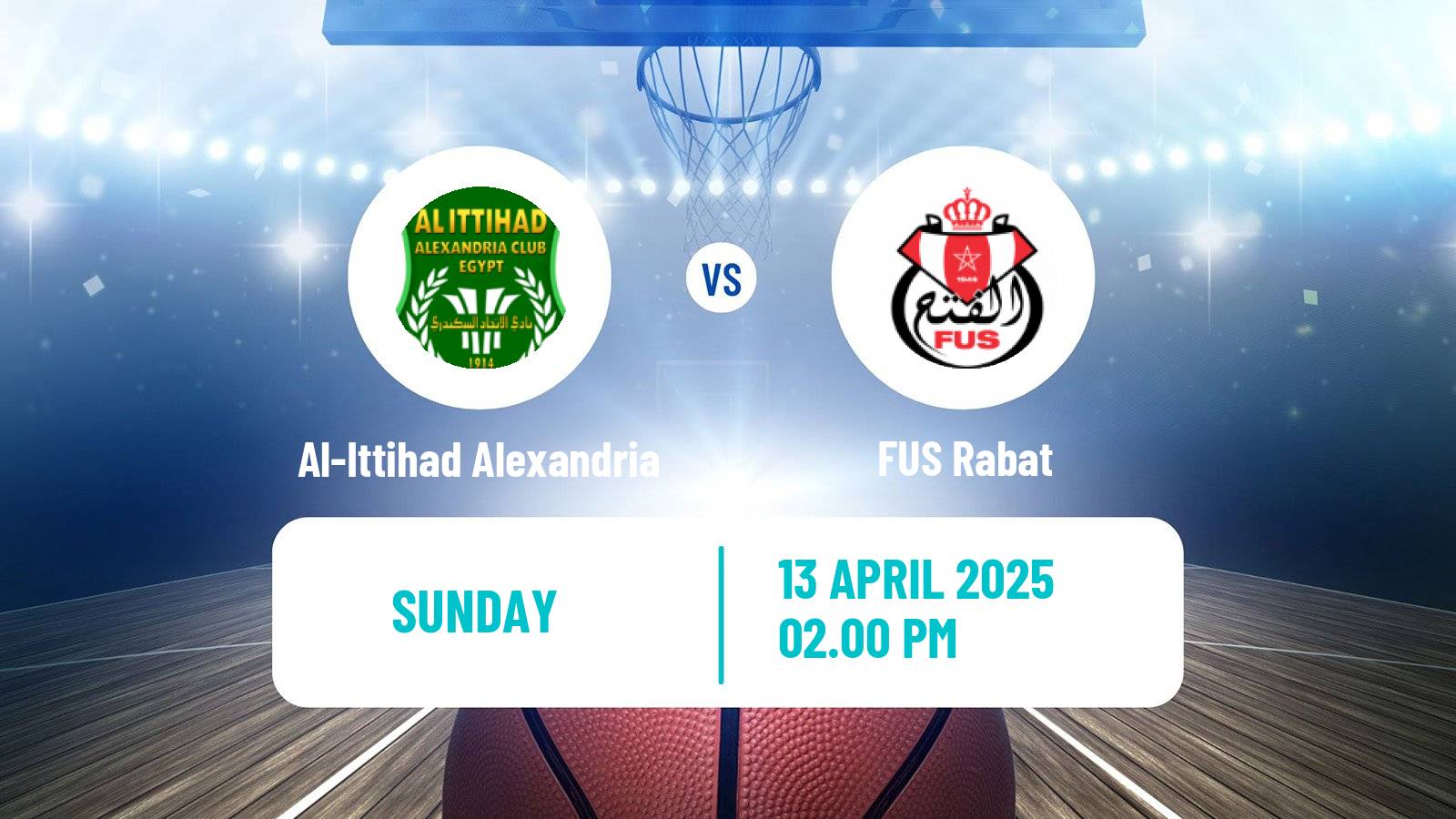 Basketball Basketball Africa League Al-Ittihad Alexandria - FUS Rabat