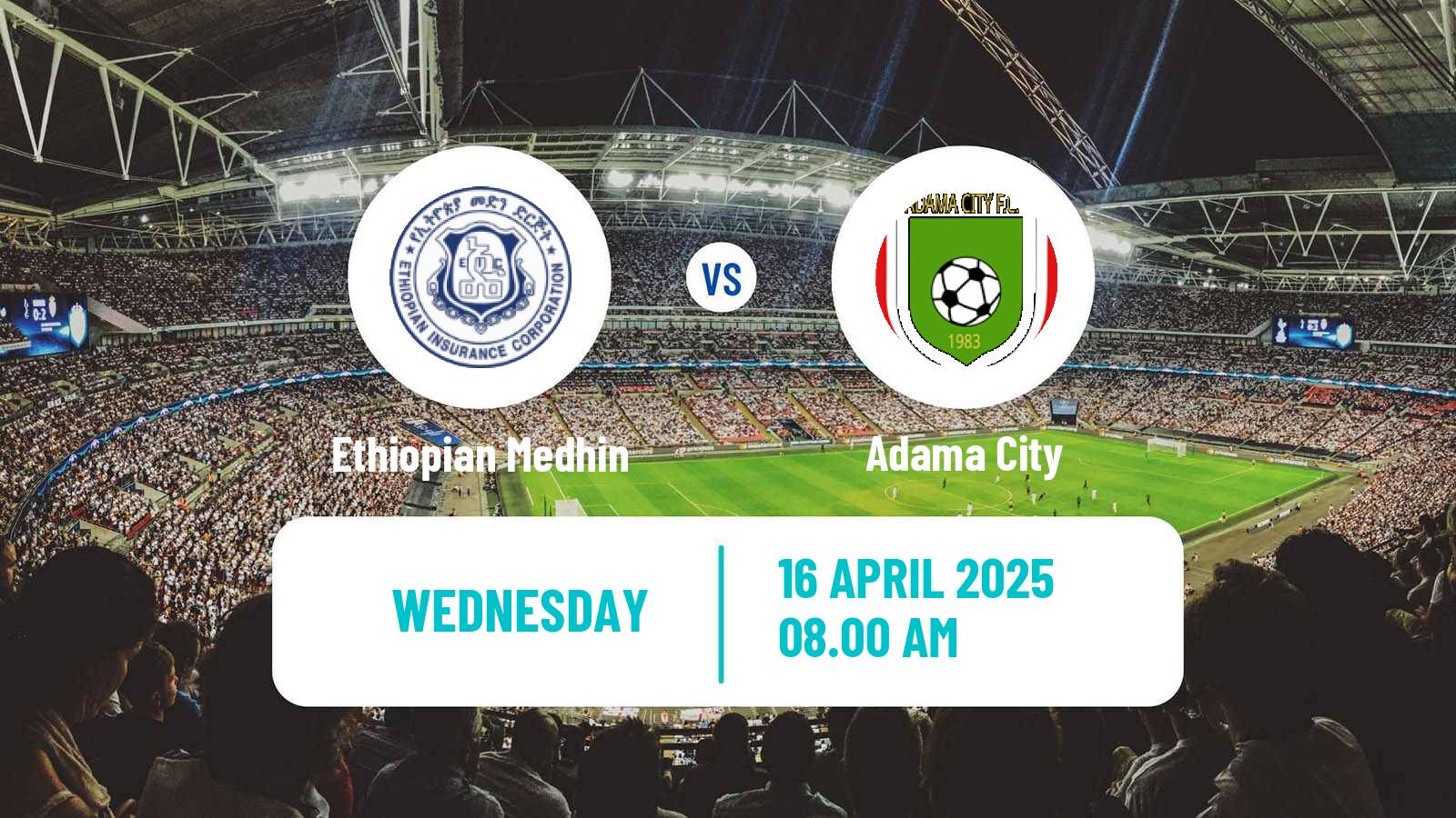 Soccer Ethiopian Premier League Ethiopian Medhin - Adama City