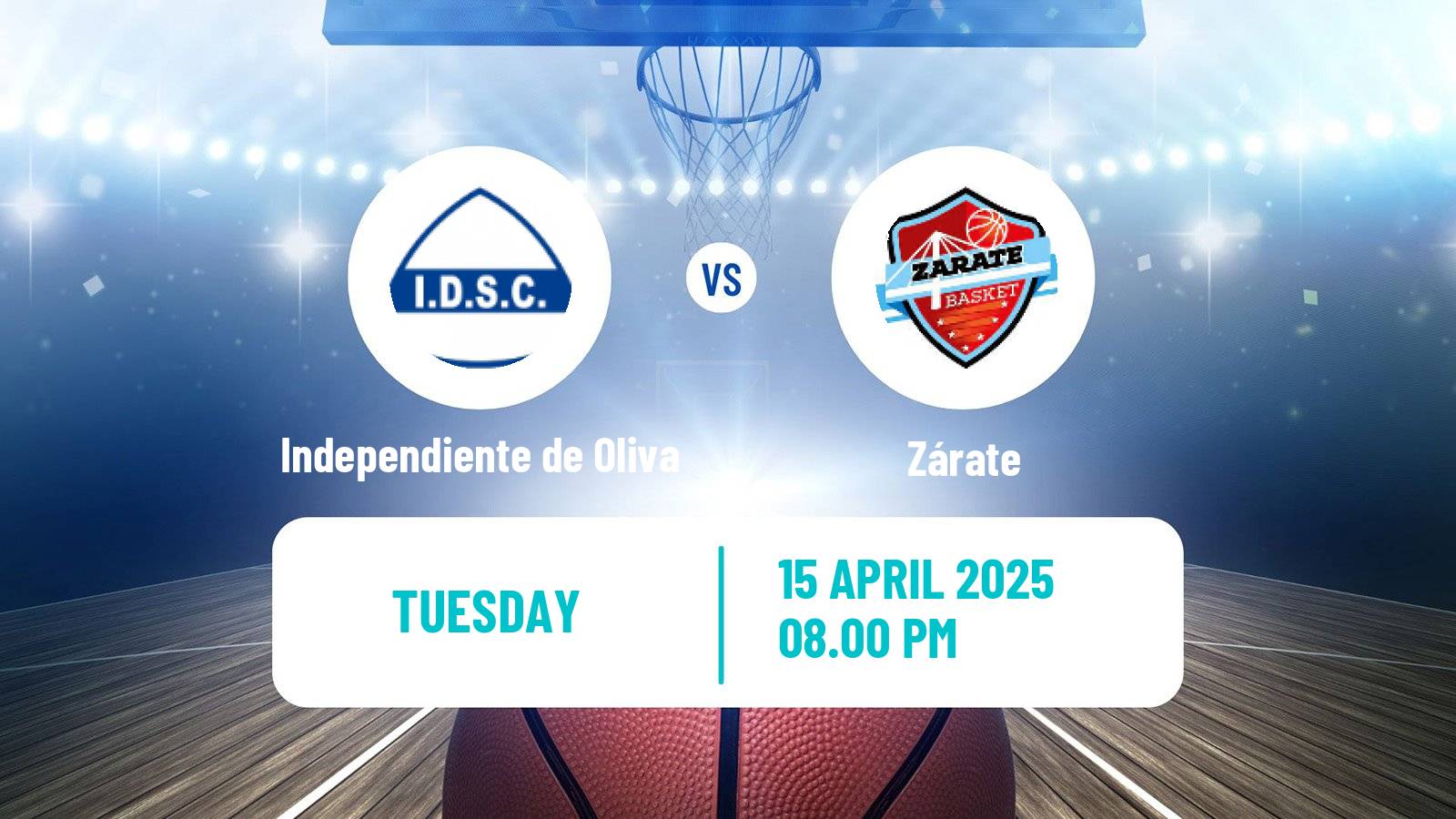 Basketball Argentinian LNB Independiente de Oliva - Zárate