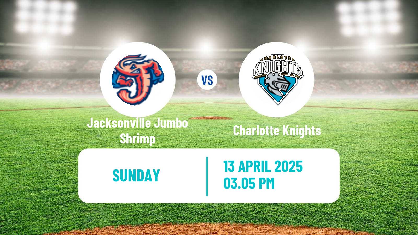 Baseball IL Jacksonville Jumbo Shrimp - Charlotte Knights