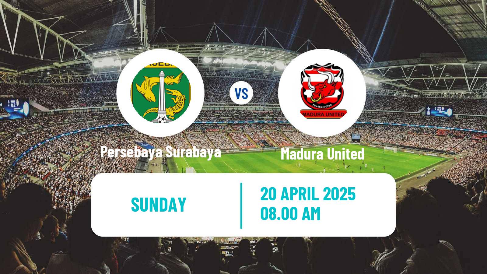 Soccer Indonesian Liga 1 Persebaya Surabaya - Madura United