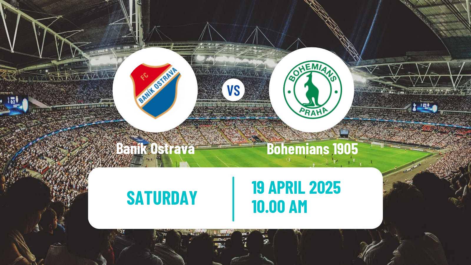 Soccer Czech 1 Liga Baník Ostrava - Bohemians 1905