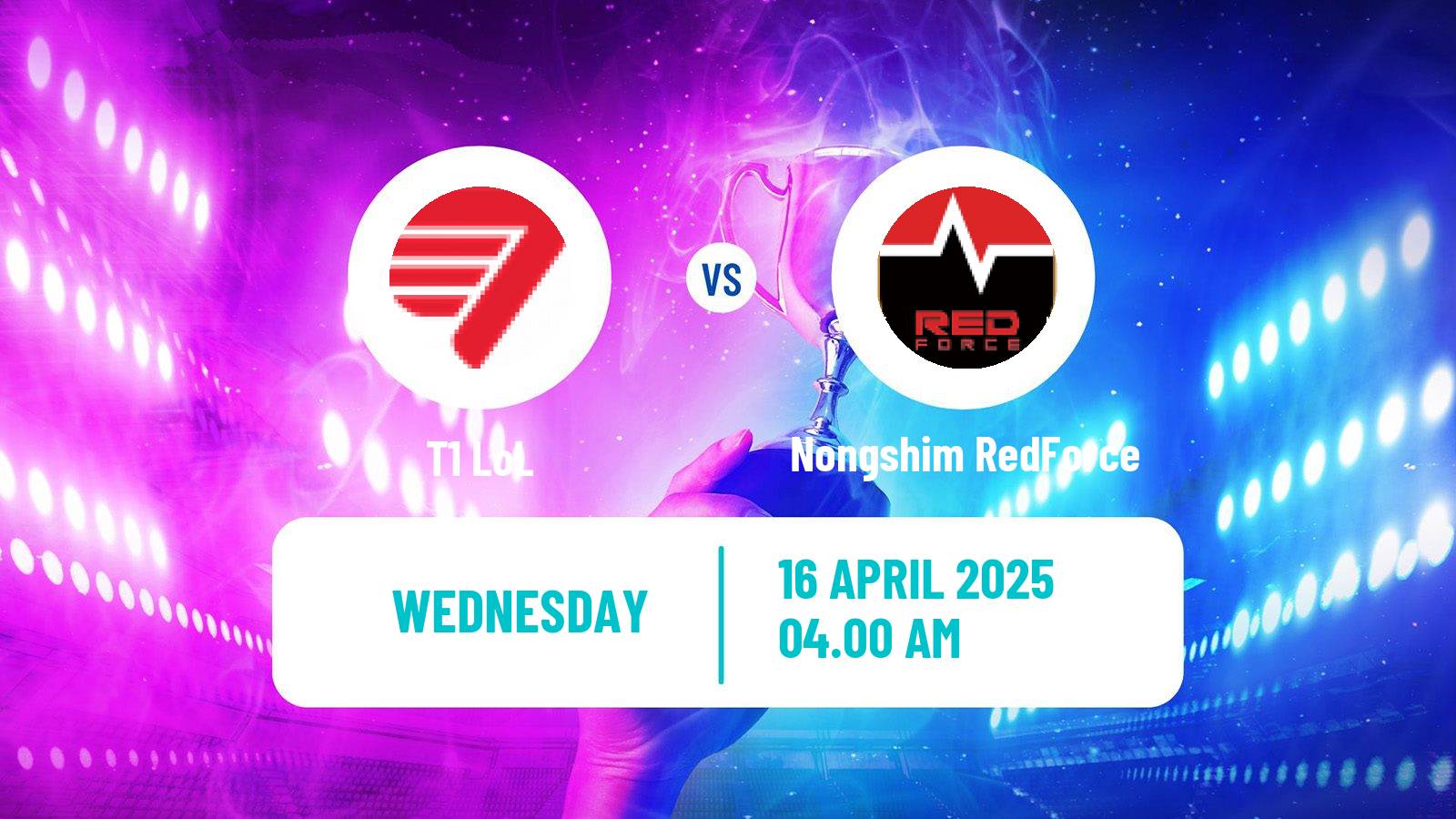 Esports League Of Legends Lck T1 - Nongshim RedForce