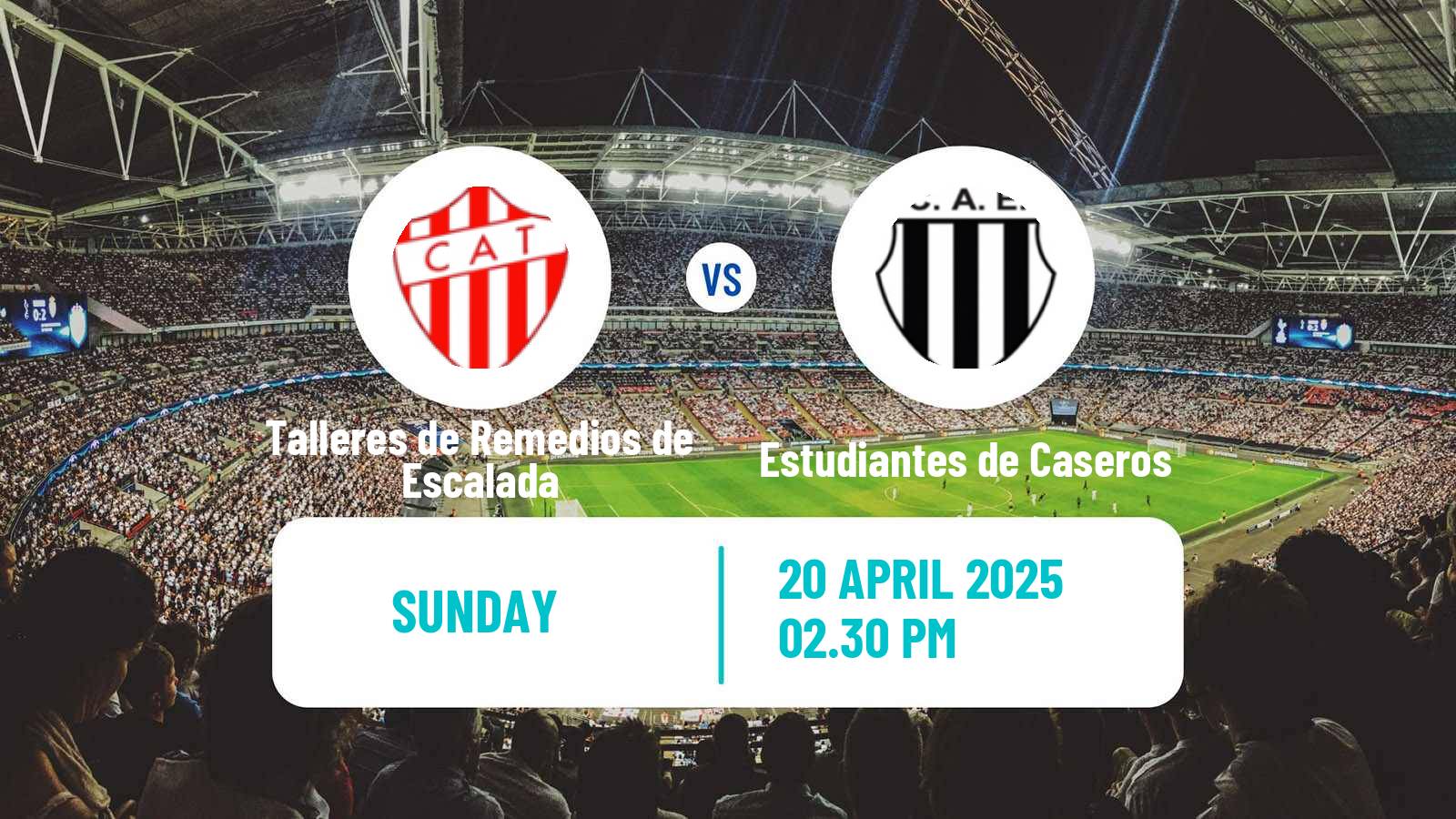 Soccer Argentinian Primera Nacional Talleres de Remedios de Escalada - Estudiantes de Caseros