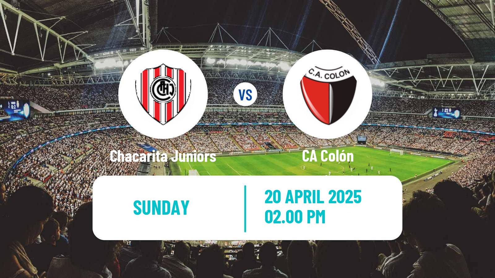 Soccer Argentinian Primera Nacional Chacarita Juniors - Colón