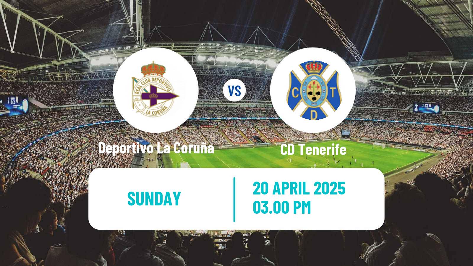 Soccer Spanish LaLiga2 Deportivo La Coruña - Tenerife
