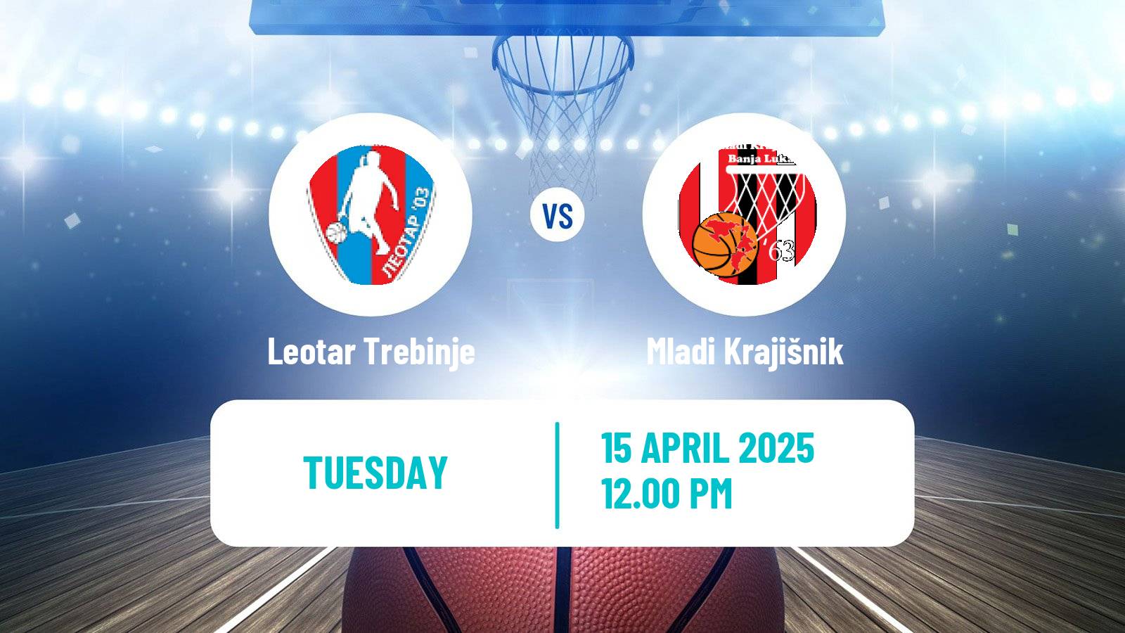 Basketball Bosnian Prvenstvo Basketball Women Leotar Trebinje - Mladi Krajišnik