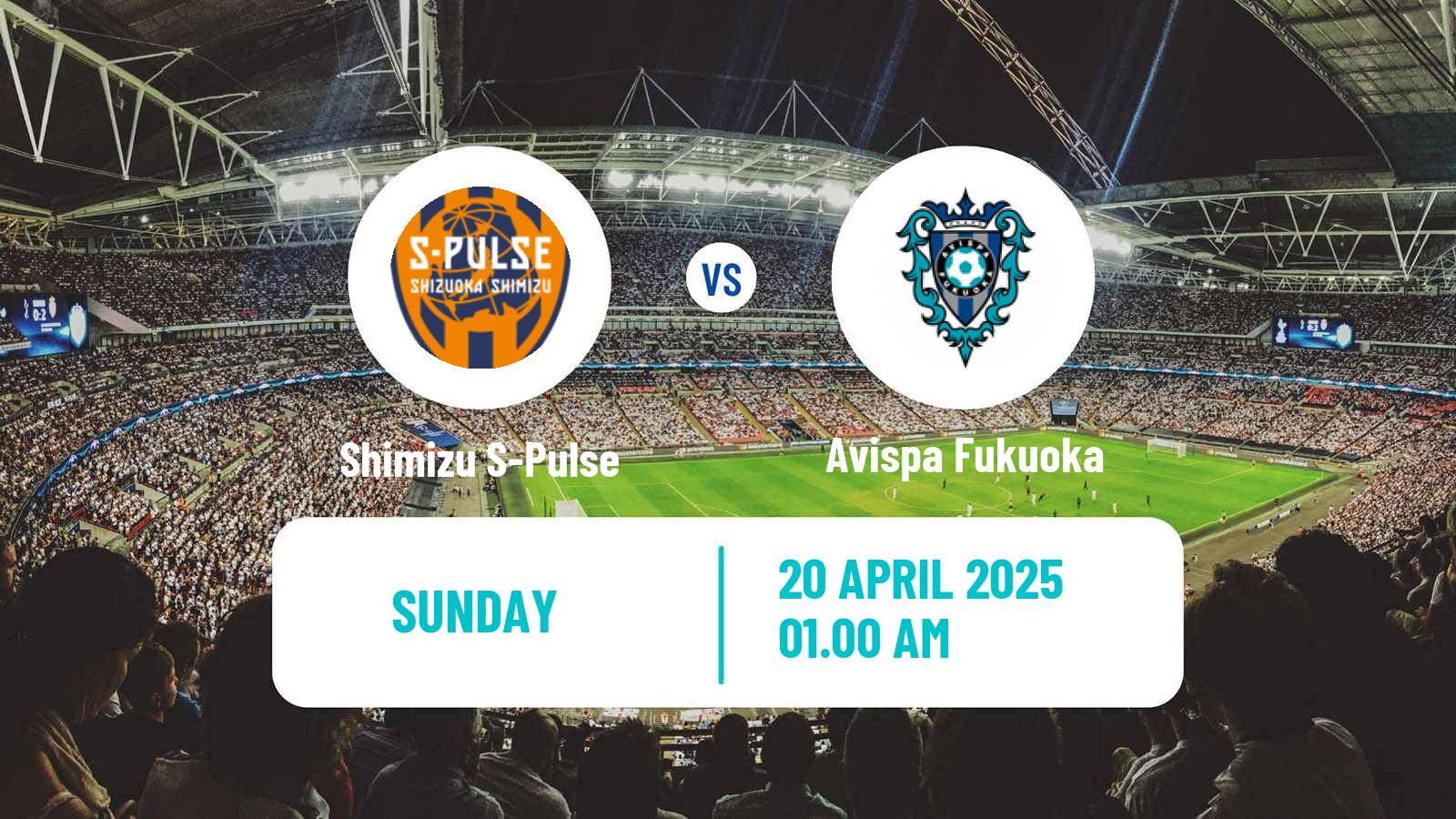 Soccer Japan J1 League Shimizu S-Pulse - Avispa Fukuoka