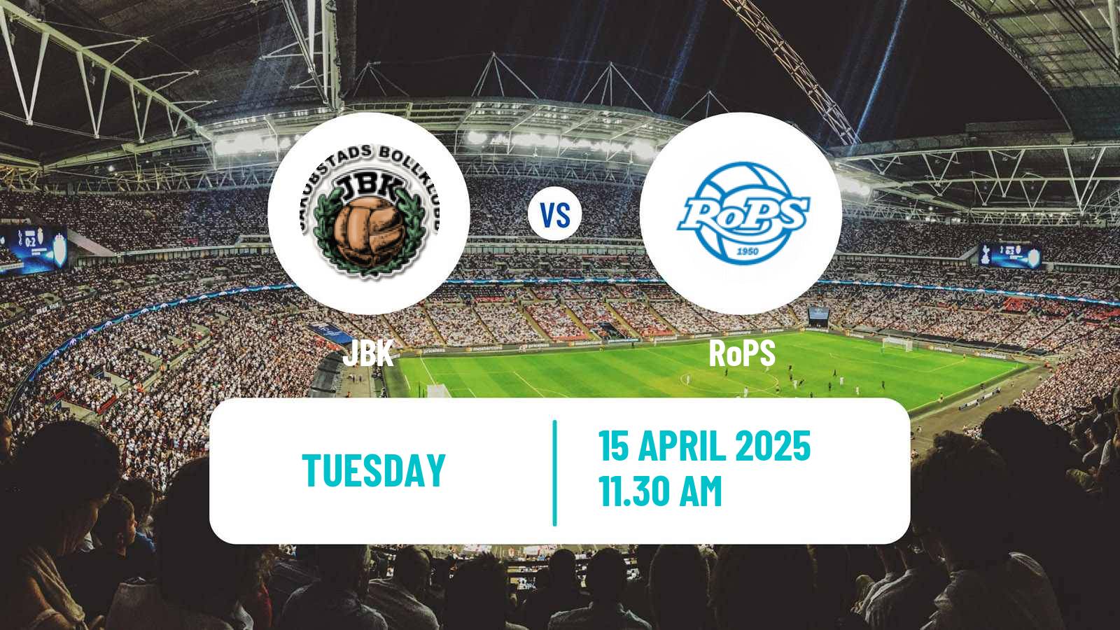 Soccer Finnish Cup JBK - RoPS