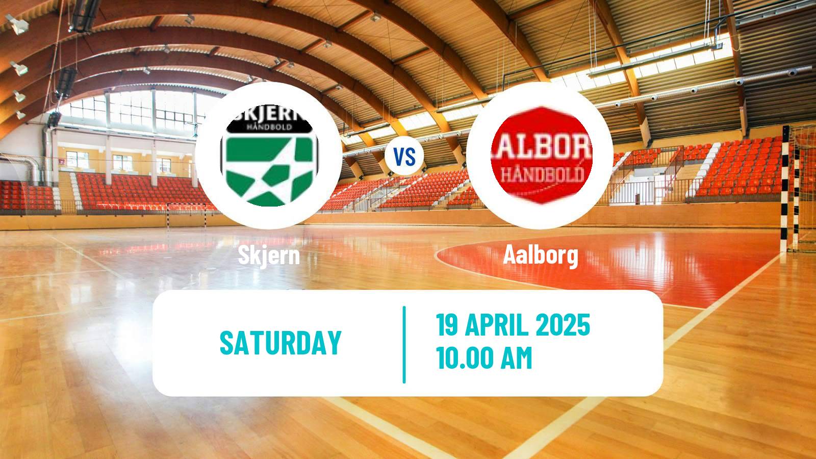 Handball Danish Handbold Ligaen Skjern - Aalborg