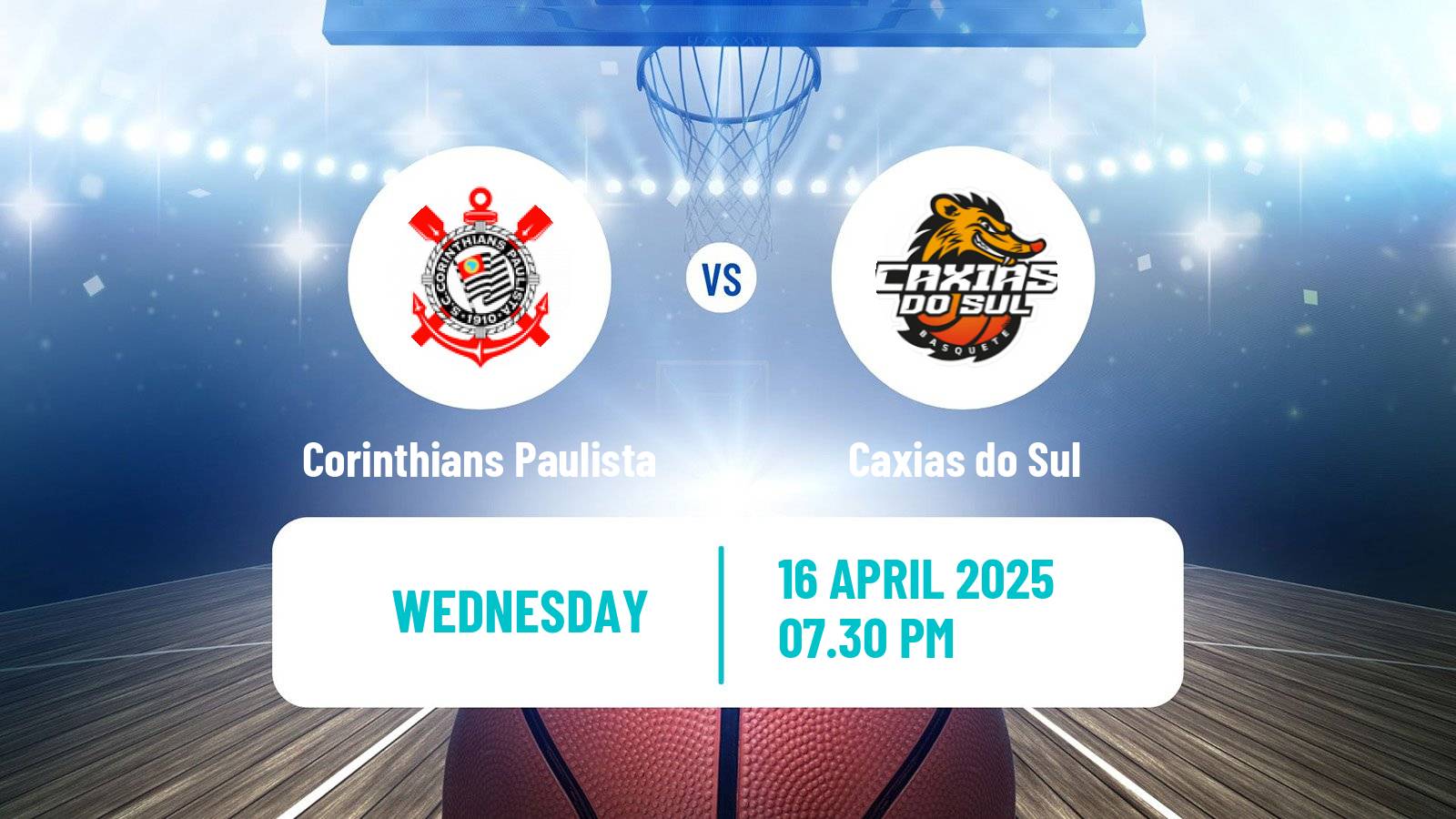 Basketball Brazilian NBB Corinthians Paulista - Caxias do Sul