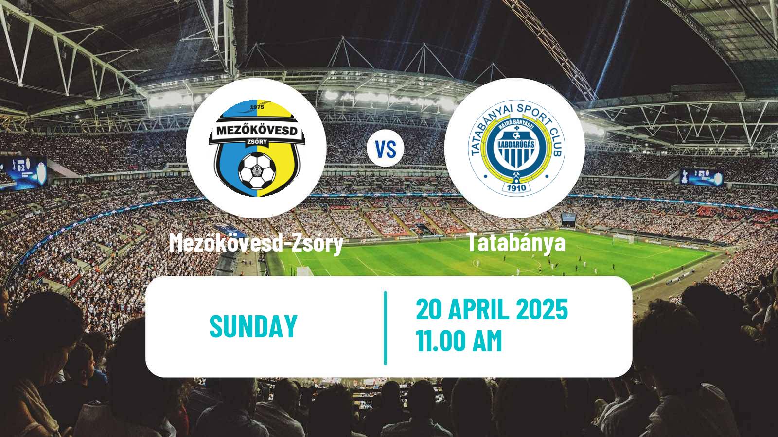 Soccer Hungarian NB II Mezőkövesd-Zsóry - Tatabánya