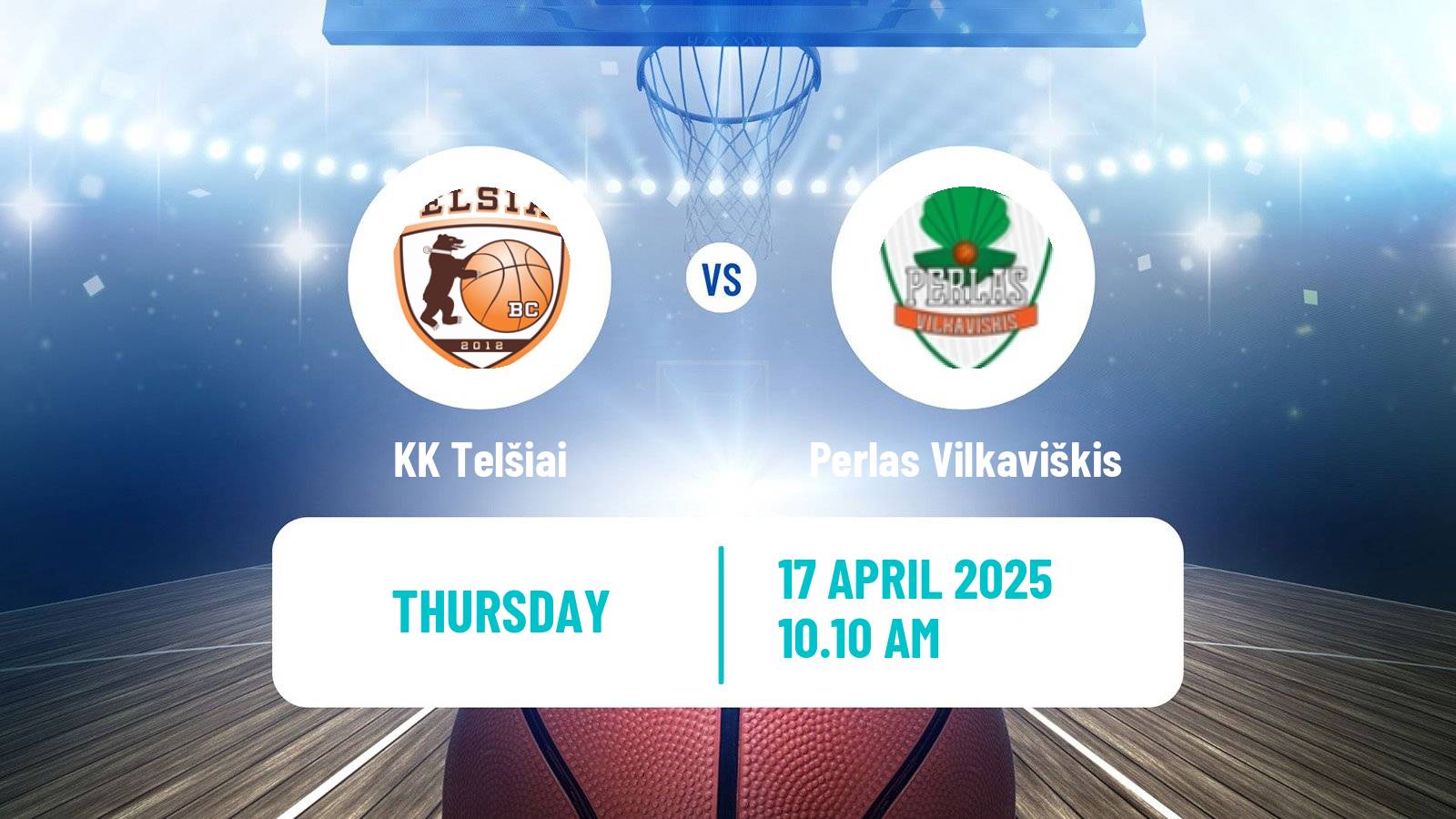 Basketball Lietuvos NKL Telšiai - Perlas Vilkaviškis