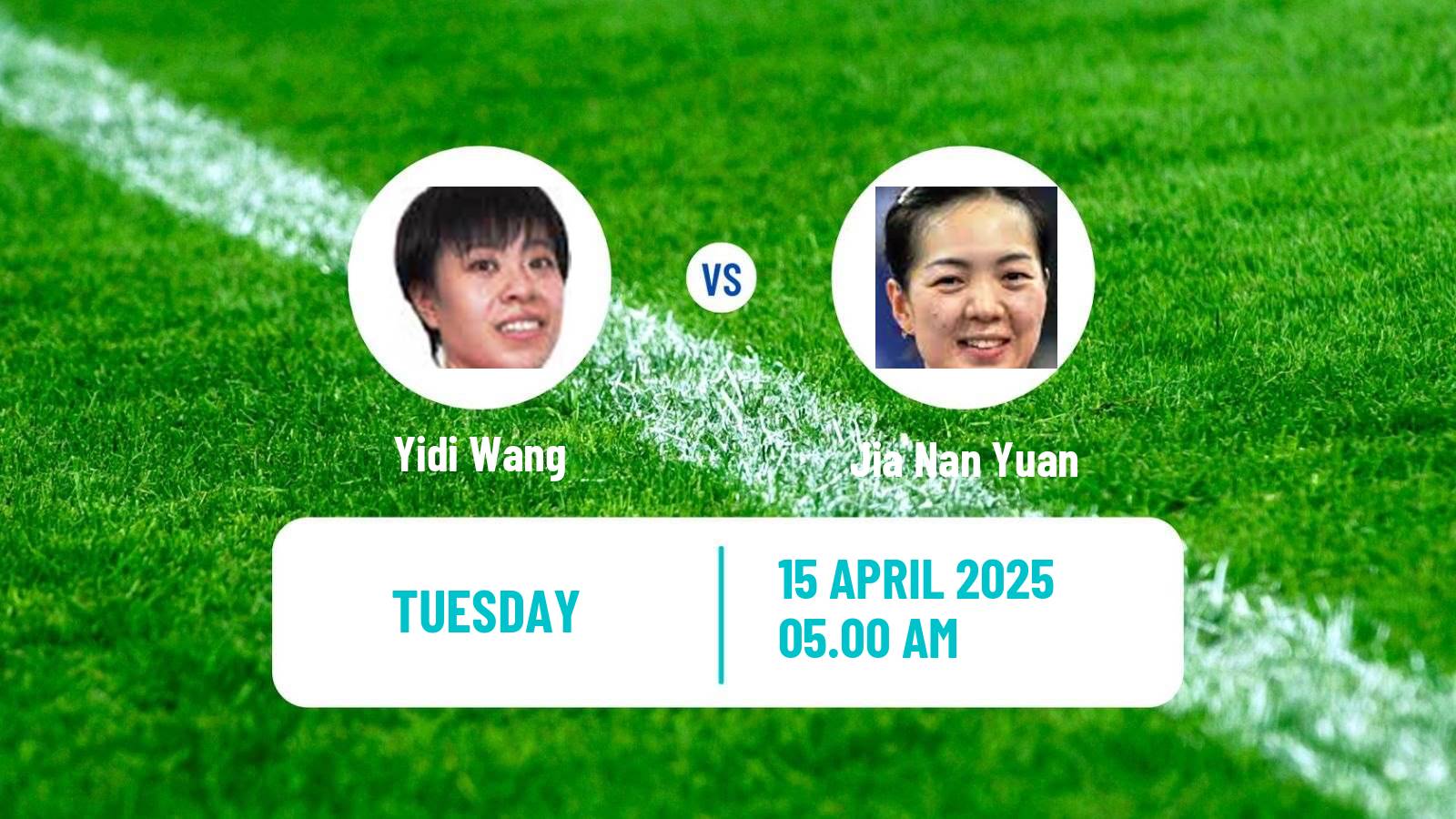 Table tennis World Cup Women Yidi Wang - Jia Nan Yuan