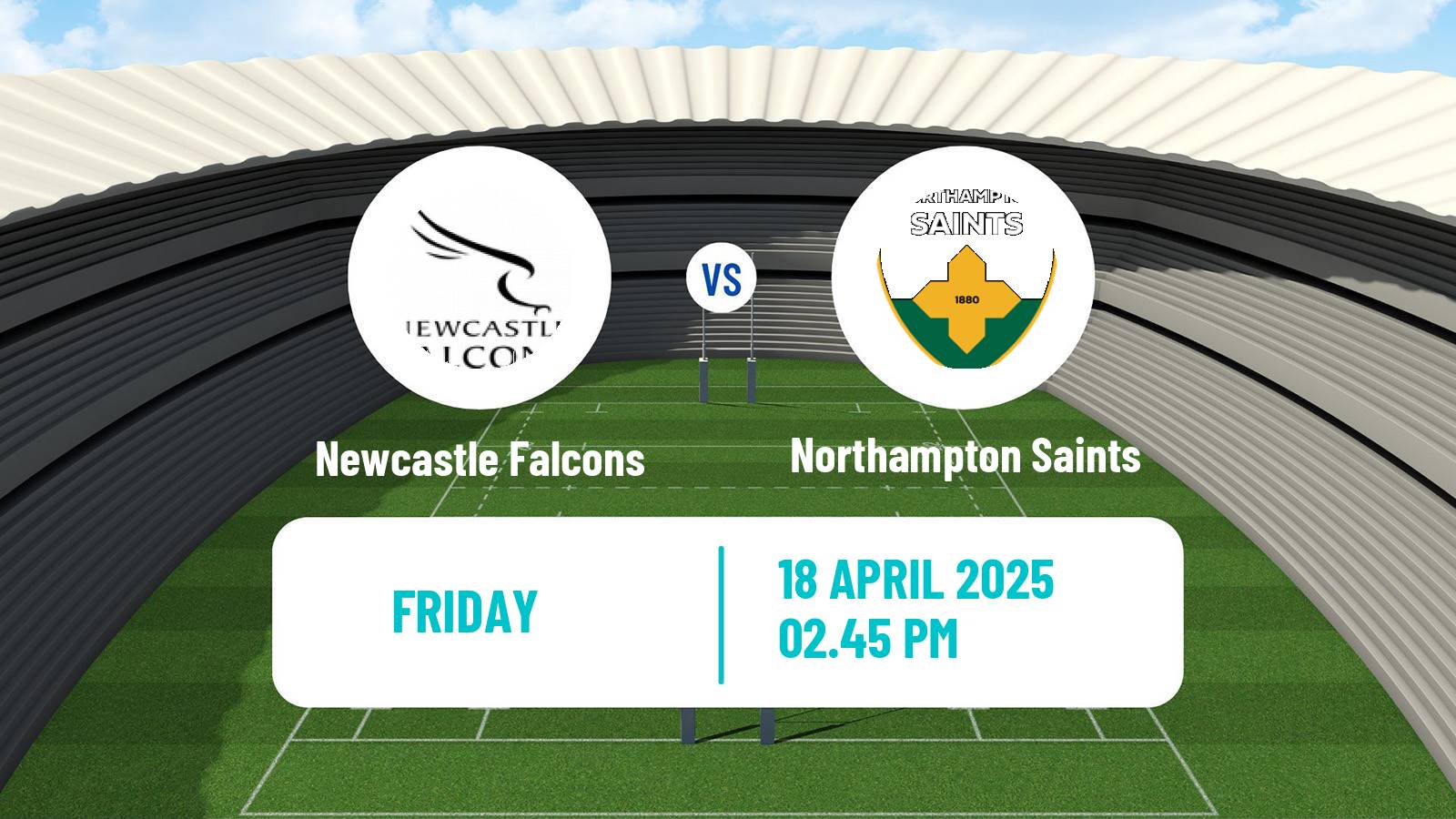 Rugby union English Premiership Rugby Newcastle Falcons - Northampton Saints
