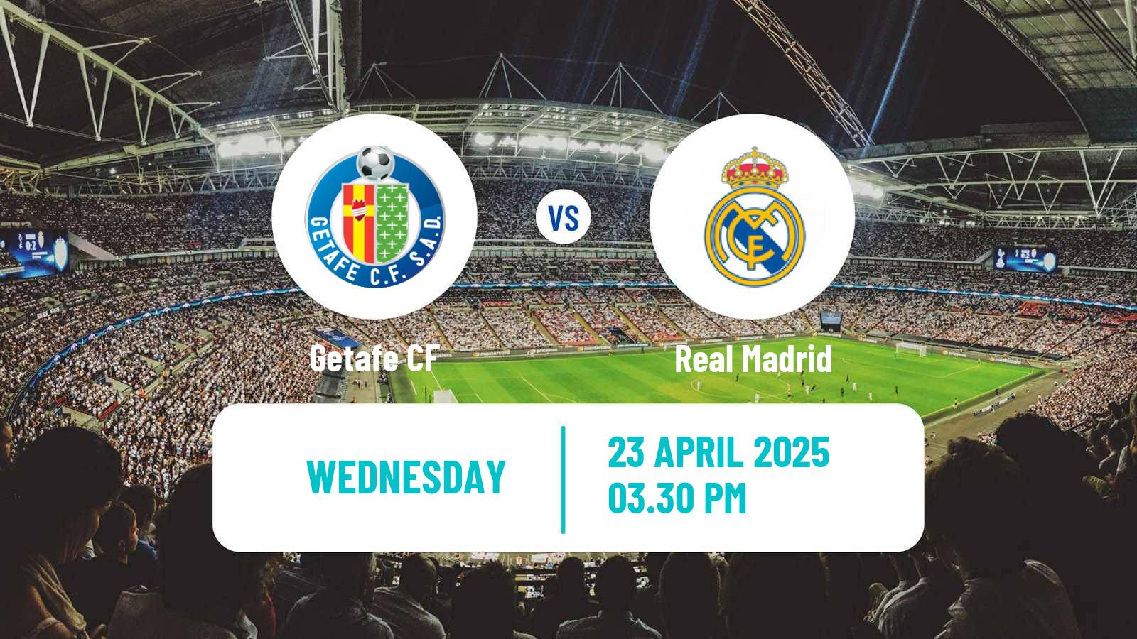 Soccer Spanish LaLiga Getafe - Real Madrid