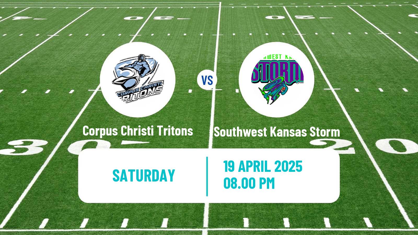 Arena football AF1 Corpus Christi Tritons - Southwest Kansas Storm