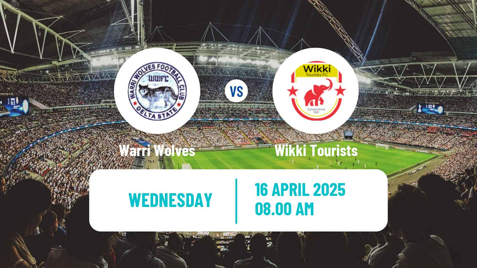 Soccer Nigerian Aiteo Cup Warri Wolves - Wikki Tourists