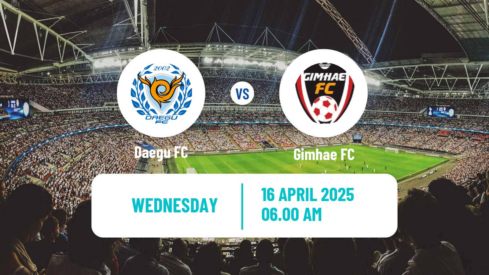 Soccer South Korean Cup Daegu - Gimhae