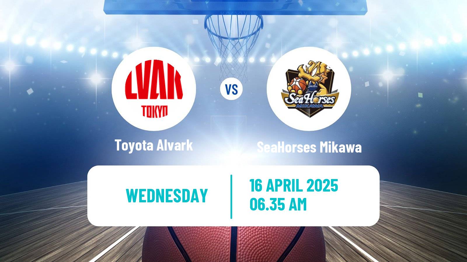 Basketball BJ League Toyota Alvark - SeaHorses Mikawa