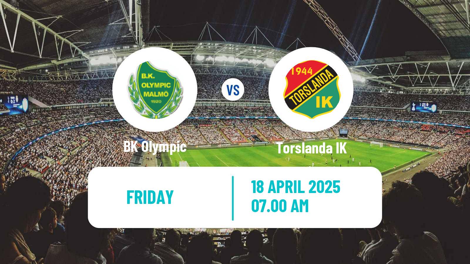 Soccer Swedish Division 1 Södra Olympic - Torslanda