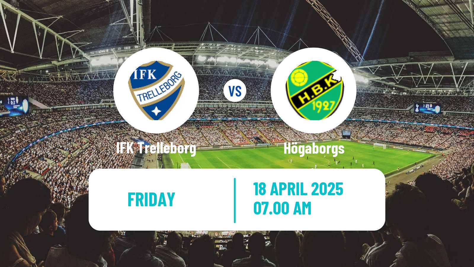 Soccer Swedish Division 2 - Södra Götaland IFK Trelleborg - Högaborgs