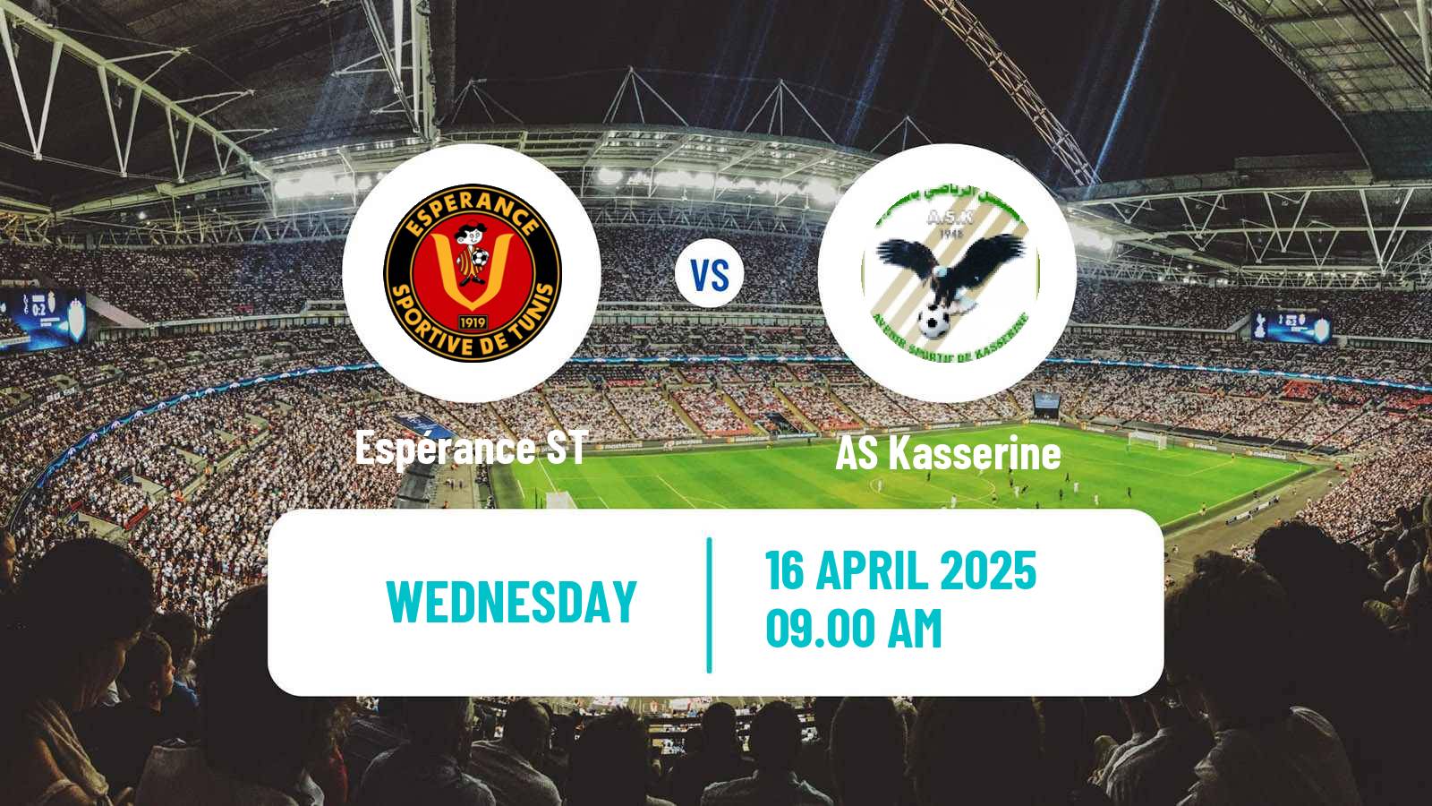 Soccer Tunisian Cup Espérance ST - Kasserine
