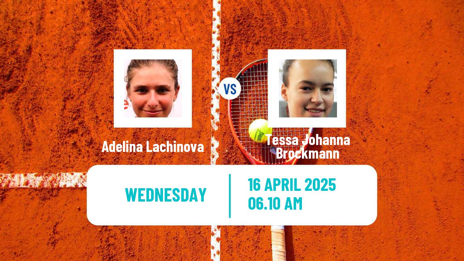 Tennis ITF W15 Antalya 11 Women Adelina Lachinova - Tessa Johanna Brockmann