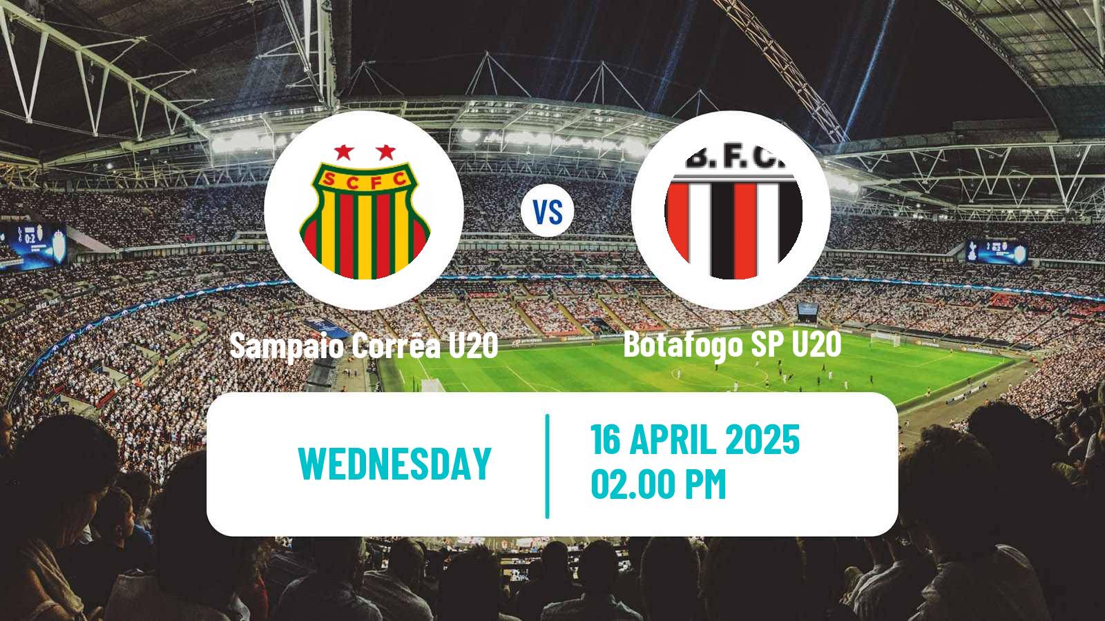Soccer Brasileiro U20 B Sampaio Corrêa U20 - Botafogo SP U20