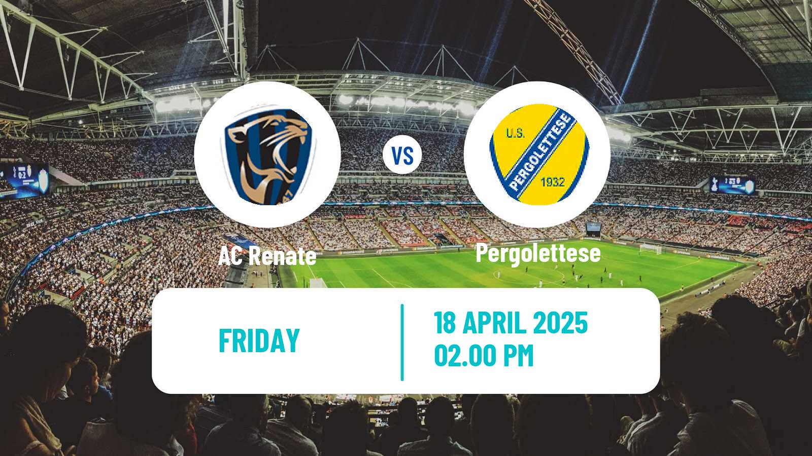 Soccer Italian Serie C Group A Renate - Pergolettese