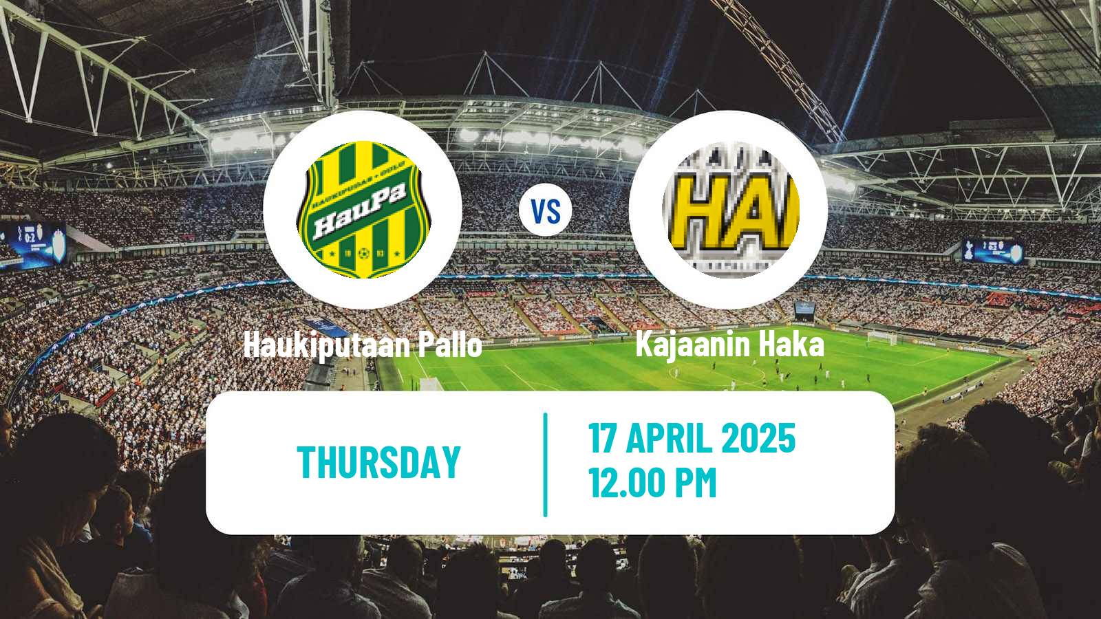 Soccer Finnish Cup Haukiputaan Pallo - Kajaanin Haka