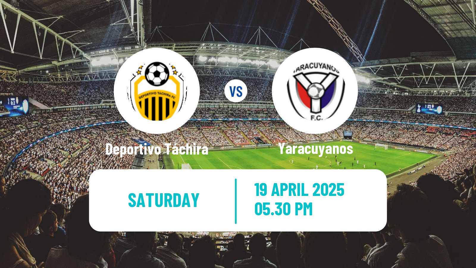 Soccer Venezuelan Primera Division Deportivo Táchira - Yaracuyanos
