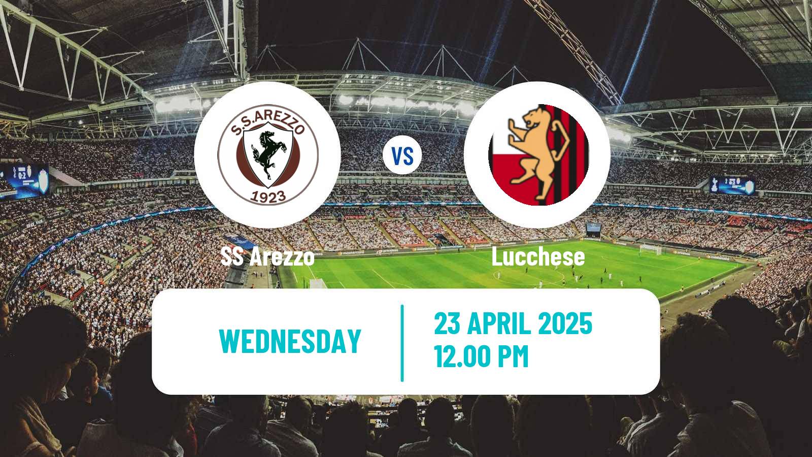 Soccer Italian Serie C Group B Arezzo - Lucchese