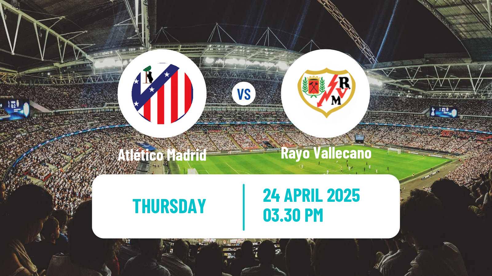 Soccer Spanish LaLiga Atlético Madrid - Rayo Vallecano