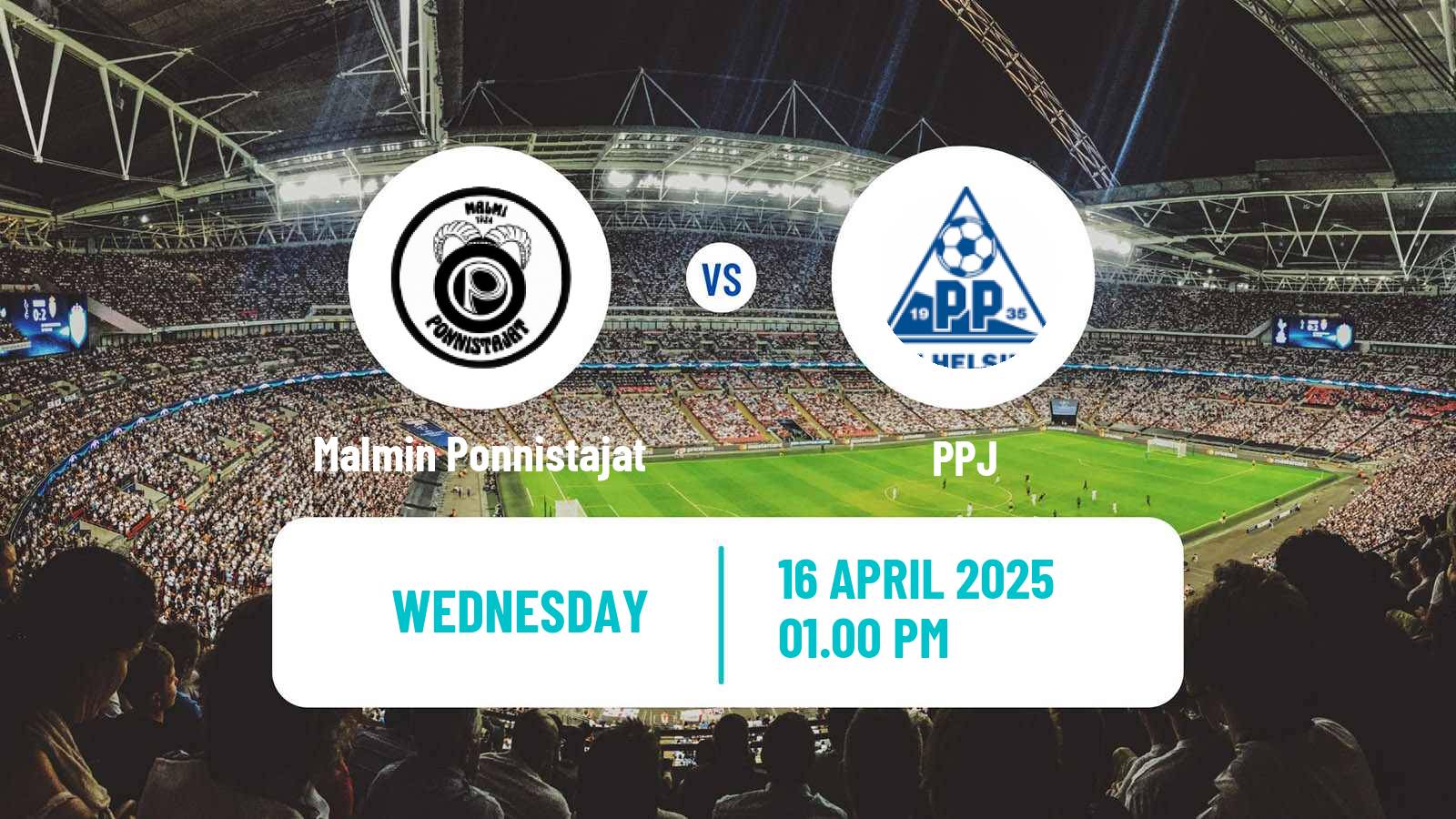Soccer Finnish Cup Malmin Ponnistajat - PPJ