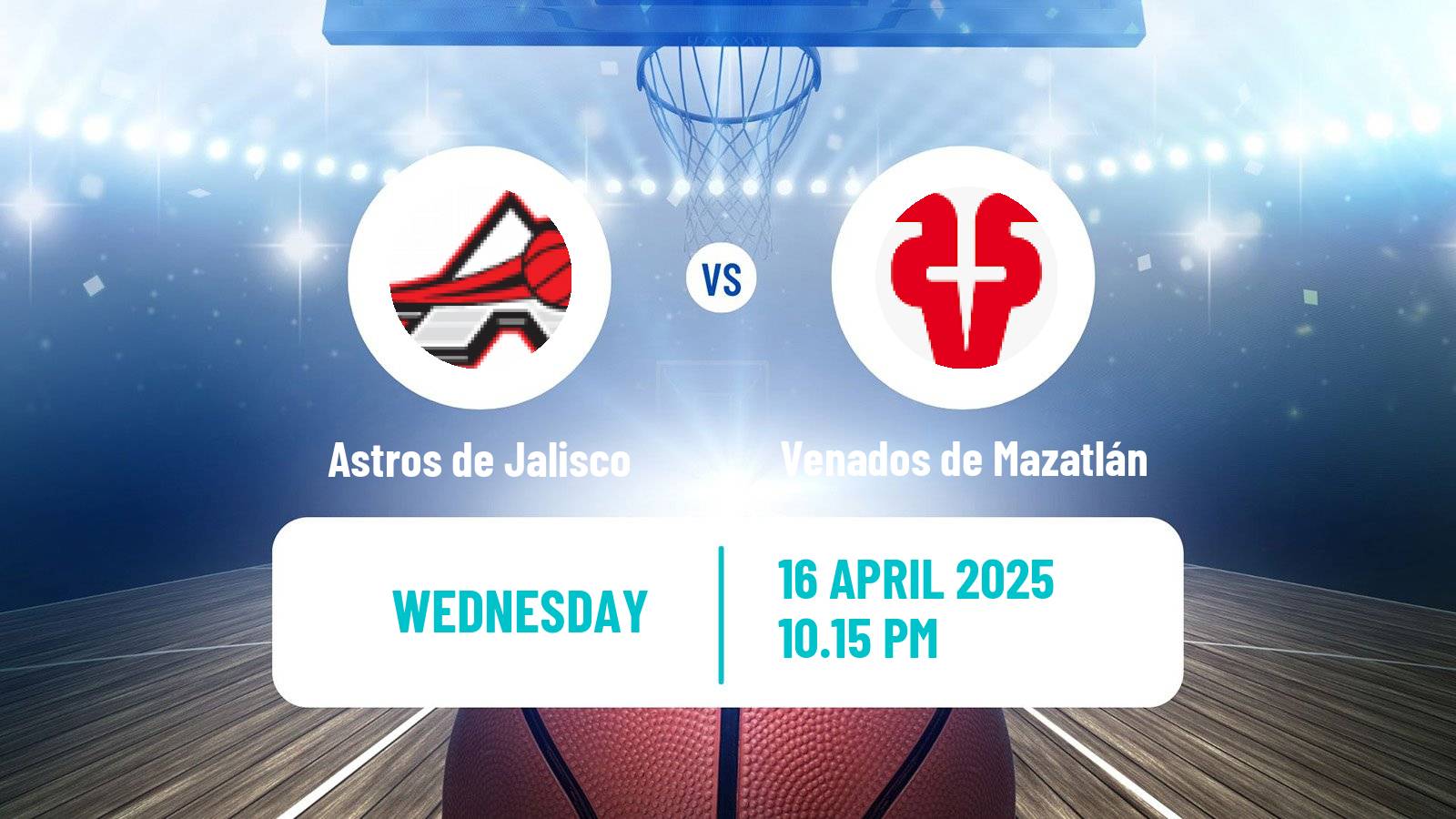 Basketball Mexican CIBACOPA Astros de Jalisco - Venados de Mazatlán