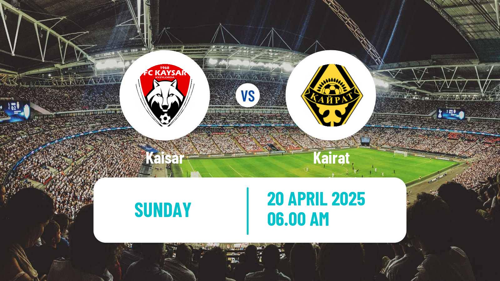 Soccer Kazakh Premier League Kaisar - Kairat