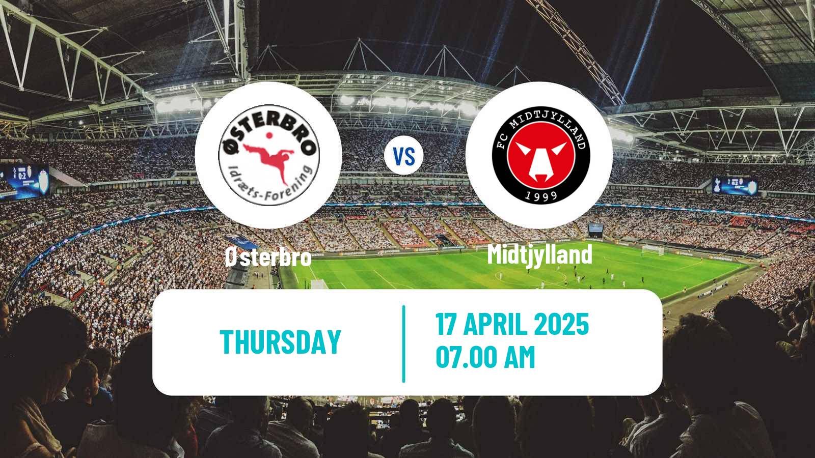 Soccer Danish Elitedivisionen Women Østerbro - Midtjylland