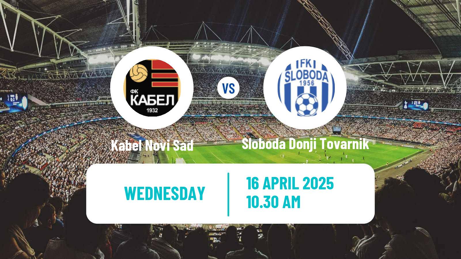 Soccer Serbian Srpska Liga - Vojvodina Kabel Novi Sad - Sloboda Donji Tovarnik