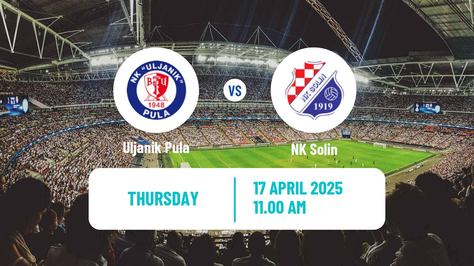 Soccer Croatian Druga NL Uljanik Pula - Solin