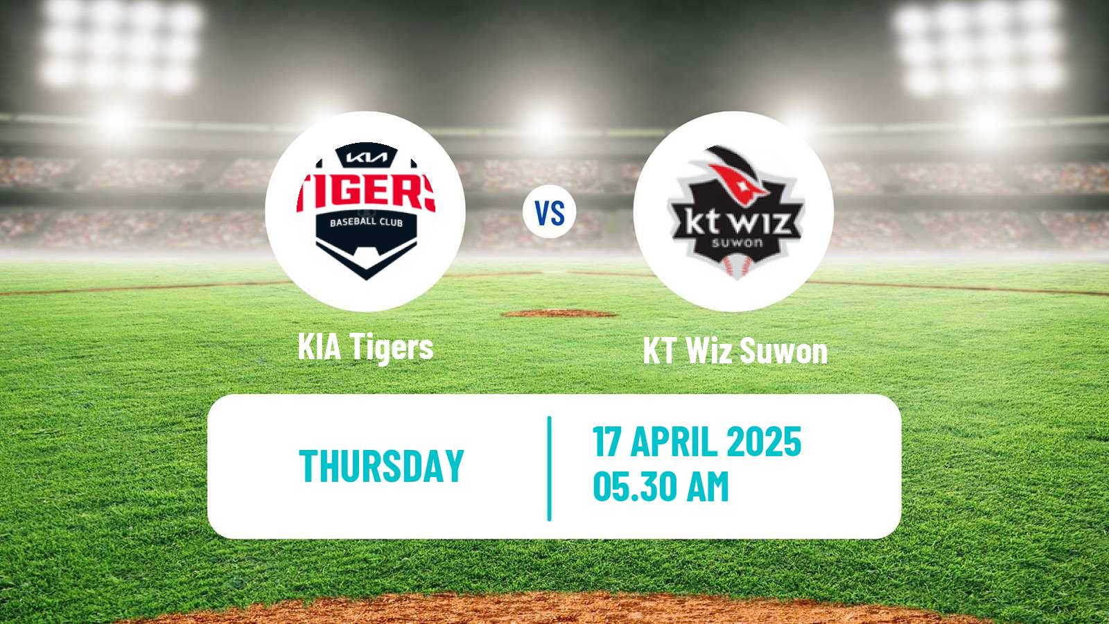 Baseball KBO KIA Tigers - KT Wiz Suwon