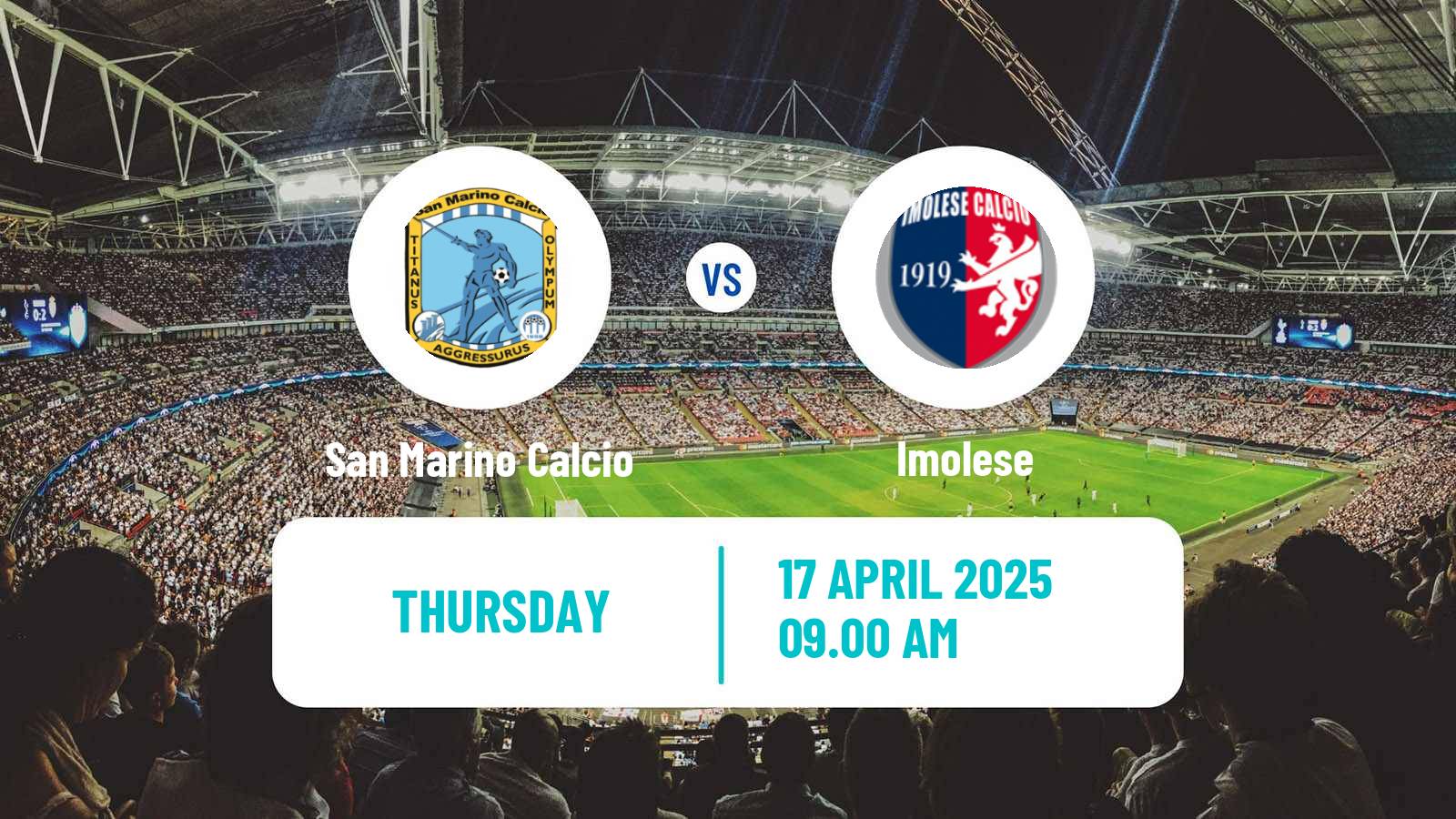 Soccer Italian Serie D - Group D San Marino Calcio - Imolese