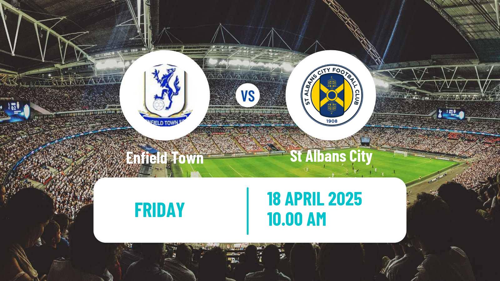 Soccer English National League South Enfield Town - St Albans City