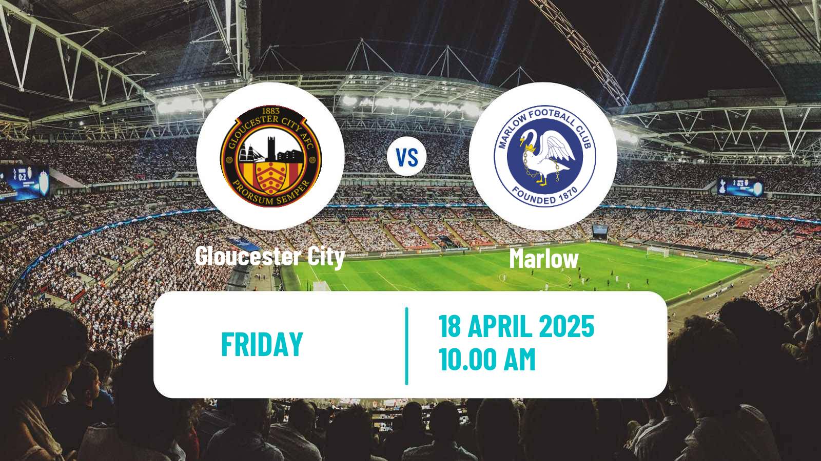 Soccer English Southern League South Division Gloucester City - Marlow