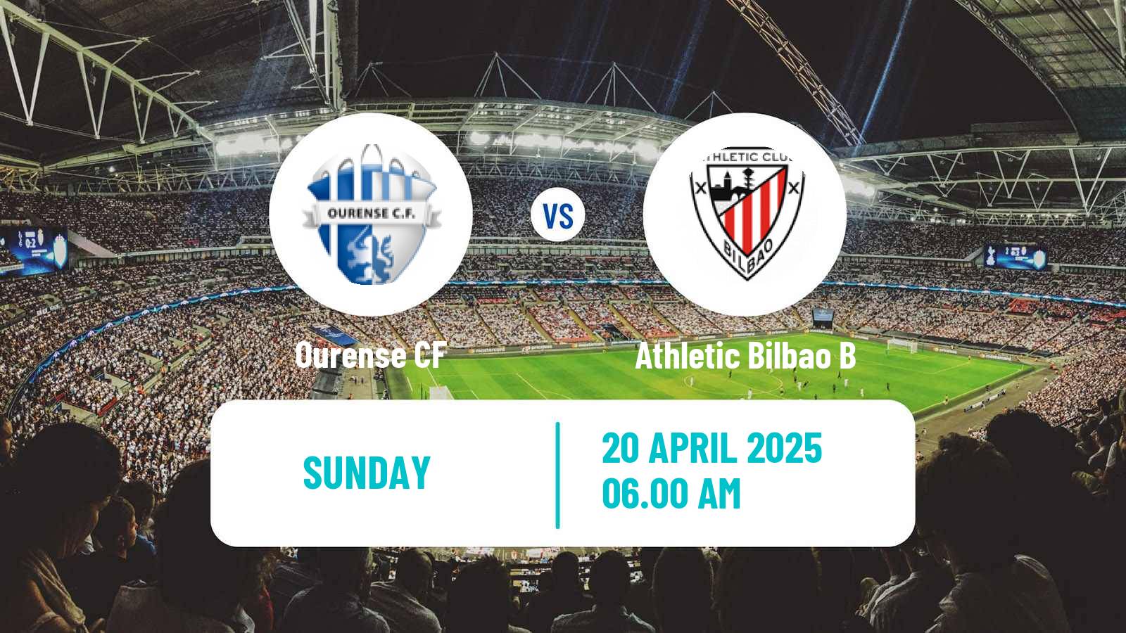 Soccer Spanish Primera RFEF Group 1 Ourense CF - Athletic Bilbao B