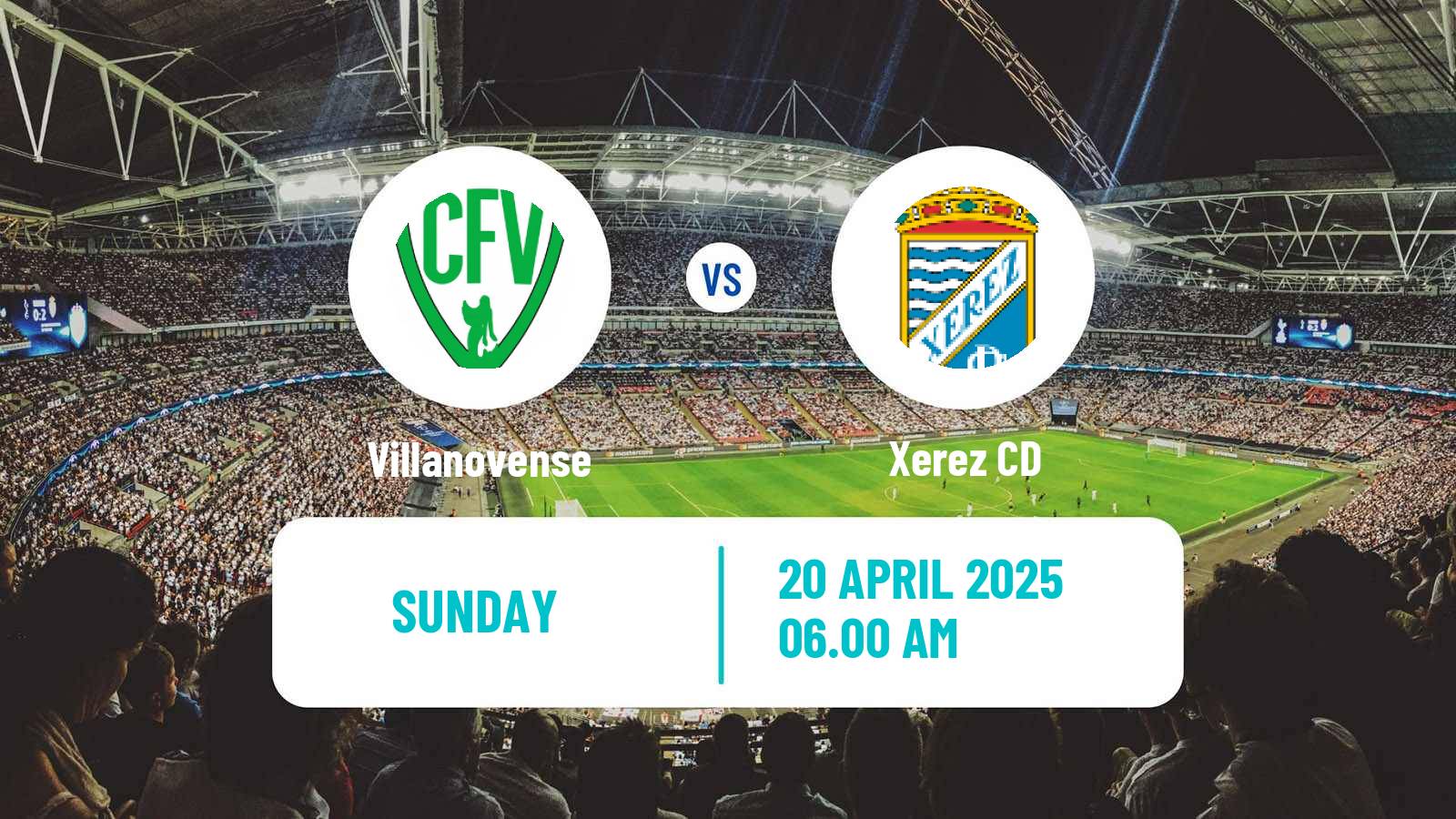 Soccer Spanish Segunda RFEF - Group 4 Villanovense - Xerez CD