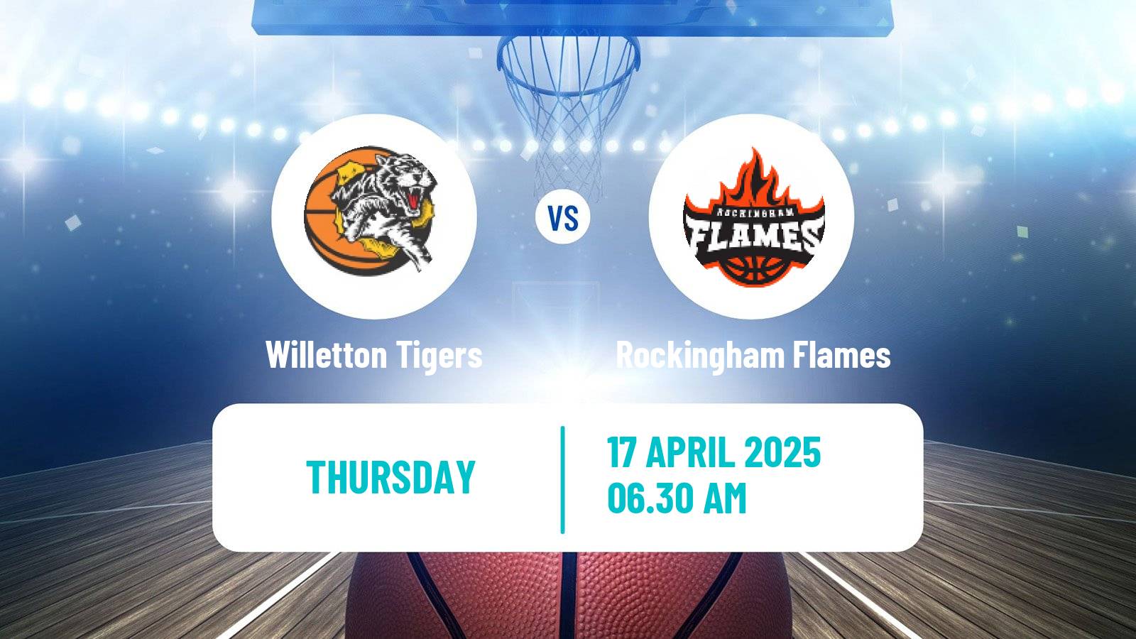Basketball Australian NBL1 West Women Willetton Tigers - Rockingham Flames