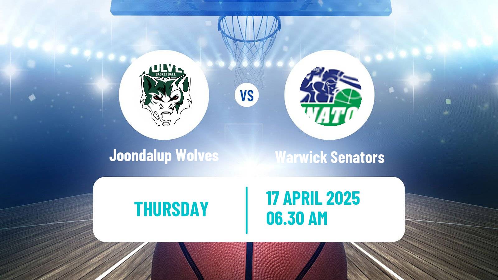 Basketball Australian NBL1 West Women Joondalup Wolves - Warwick Senators