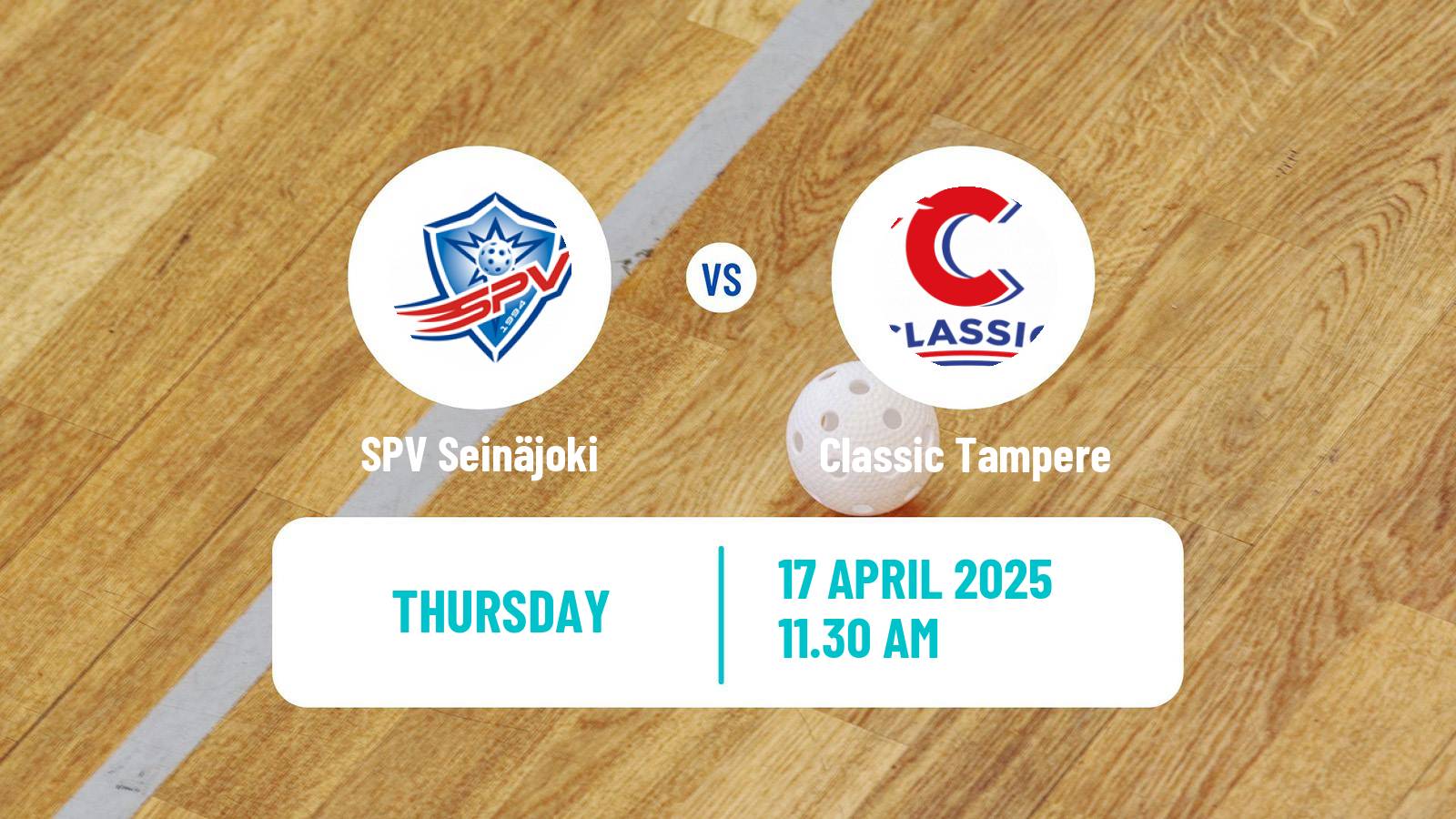 Floorball Finnish F-Liiga SPV Seinäjoki - Classic Tampere